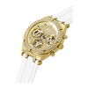 GUESS GW0407L2 Heiress Gold Plated White Resin Strap Watch - W96278 Alternative Image