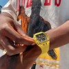 Guess GW0203G6 Multi Function Yellow Strap Watch - W96379 Alternative Image