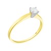 Polar Fire 9ct Gold Diamond Solitaire Engagement Ring - 1/4ct - X10015 Alternative Image