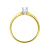 Polar Fire 9ct Gold Diamond Solitaire Engagement Ring - 1/4ct - X10015 Alternative Image