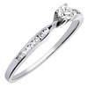 Polar Fire 9ct White Gold Diamond Engagement Ring - 1/4ct - X10021 Alternative Image