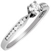 Polar Fire 9ct White Gold Diamond Engagement Ring - 1/3ct - X10022 Alternative Image