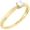 9ct Gold Diamond Solitaire Engagement Ring - 15pts - X10043 Alternative Image