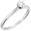 9ct White Gold Diamond Solitaire Ring - 1/4ct - X10063 Alternative Image