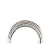 9ct White And Rose Gold Diamond Band Ring - 35pts - X10450 Alternative Image
