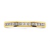 9ct Gold Diamond Half Eternity Ring - 15pts - X10460 Alternative Image