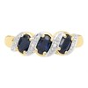 9ct Gold Sapphire And Diamond Ring - X10612 Alternative Image