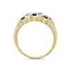 9ct Gold Sapphire And Diamond Ring - X10612 Alternative Image