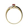 9ct Gold Ruby And Diamond Ring - X10635 Alternative Image