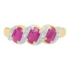 9ct Gold Ruby And Diamond Ring - X10685 Alternative Image