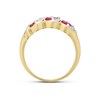 9ct Gold Ruby And Diamond Ring - X10685 Alternative Image