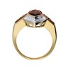 9ct Gold Garnet And Diamond Ring - X10718 Alternative Image
