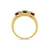 9ct Gold Garnet And Diamond Ring - X10721 Alternative Image