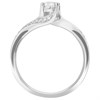 Polar Fire 18ct White Gold Diamond Twist Ring - 1/2ct - X10957 Alternative Image