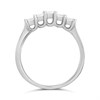 18ct White Gold 5 Princess Cut Stone Ring- 75pt - X11070 Alternative Image