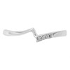 18ct White Gold Shaped Diamond Wedding Ring - X20198 Alternative Image