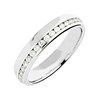 Platinum Offset Diamond Wedding Ring - 57pts - X20304 Alternative Image