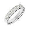 9ct White Gold Diamond Diamond Wedding Ring - 57pts - X20356 Alternative Image
