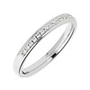 18ct White Gold Diamond Grain Set Half Eternity Ring - 2mm - 1/4ct - X20364 Alternative Image
