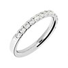 9ct White Gold Diamond Half Eternity Ring - 1/2ct - X20443 Alternative Image