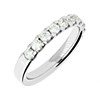 9ct White Gold Diamond Half Eternity Ring - 3/4ct - X20459 Alternative Image