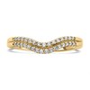 9ct Gold Diamond Shaped Wedding Ring - 20pts - X20586 Alternative Image