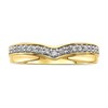 9ct Gold Diamond Wishbone Wedding Ring - 20pts - X20591 Alternative Image