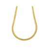 9ct Gold Herringbone Necklet - 16in - X50361 Alternative Image