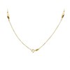 9ct Gold Dumbbell Necklace - 33in - X50374 Alternative Image