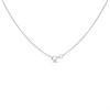 9ct White Gold four Claw Diamond Solitaire Necklace 75 points - X50645 Alternative Image