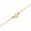 Bella Baby 9ct Gold Star Bracelet - 5.5in - X51039 Alternative Image
