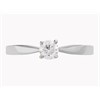 Platinum Diamond Solitaire Engagement Ring - 30pts - AGI Certificated- Size H - Z5195 Alternative Image