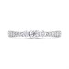 Platinum Diamond Trilogy Ring - 1/3ct - AGI Certificated - d08123 Alternative Image