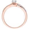 9ct Rose Gold Diamond Engagement Ring - 15pts - d51150 Alternative Image
