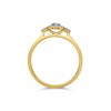 9ct Gold Diamond Cluster Ring - 15pts - d6086 Alternative Image