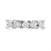 9ct White Gold Five Stone Diamond Ring - 1/2ct - d66150 Alternative Image