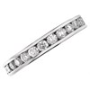 9ct White Gold Diamond Half Eternity Ring - 3/4ct - AGI Certificated - d6654 Alternative Image