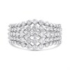 9ct White Gold 1.5 Carat Diamond Band Ring - d68122 Alternative Image