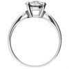9ct White Gold Diamond Starburst Cluster Ring - 65pts size W - z51169 Alternative Image
