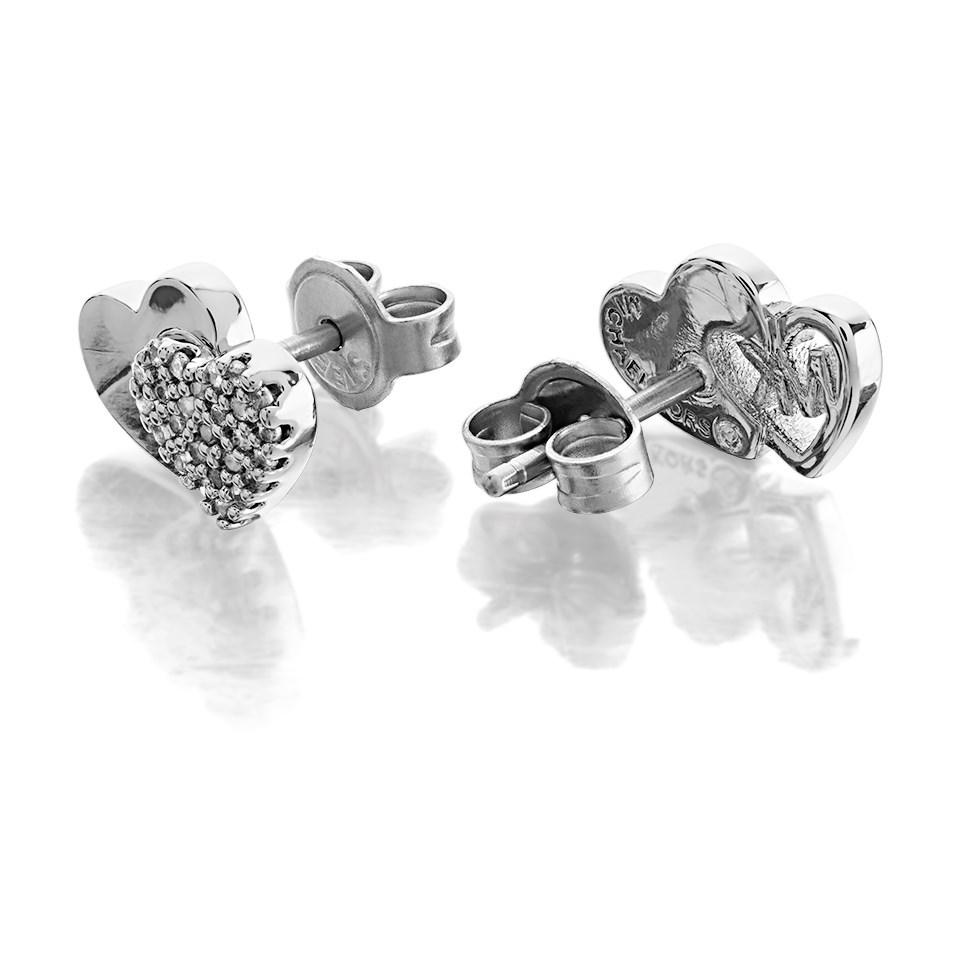 Michael Kors MKJ7979040 Heart Stud Earrings - J9480 | Chapelle 