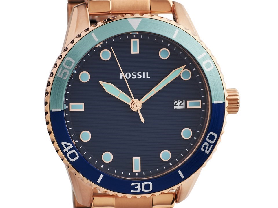 Fossil BQ3599 Dayle Rose Gold Plated Bracelet Watch - W07144 