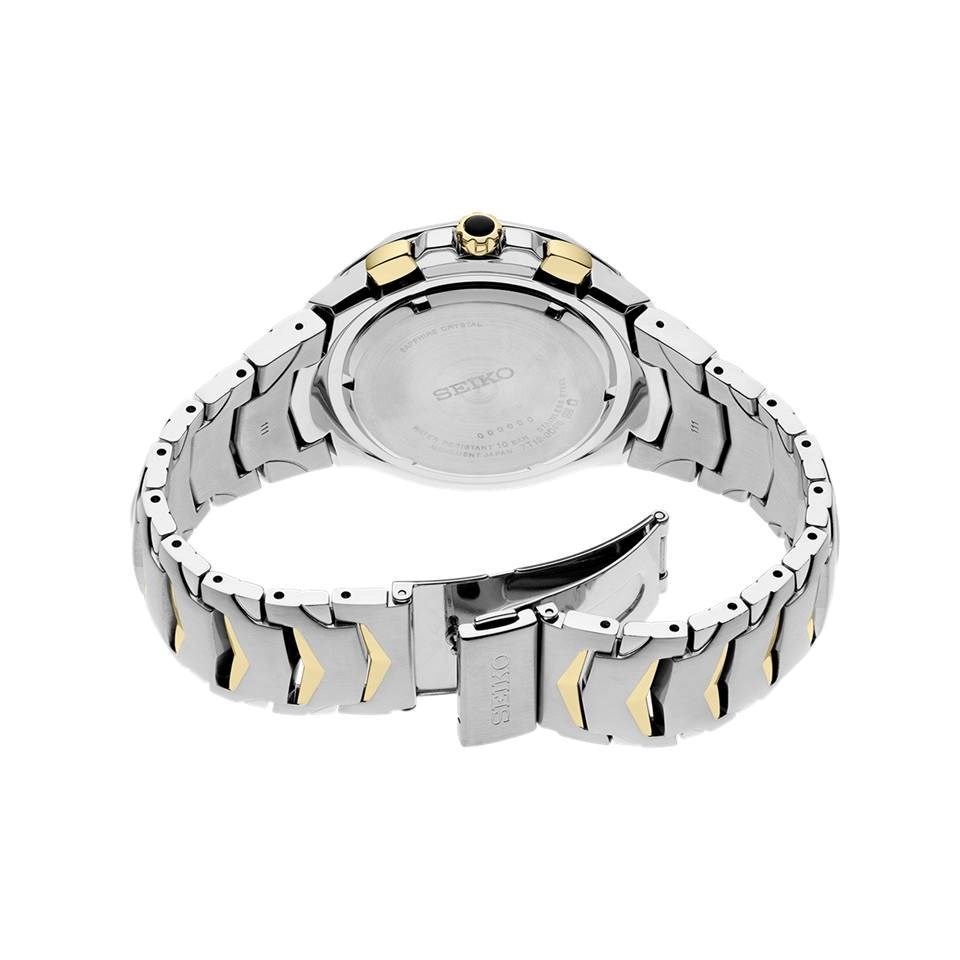 Seiko Coutura SRWZ24P9 Two Tone Chronograph Bracelet Watch
