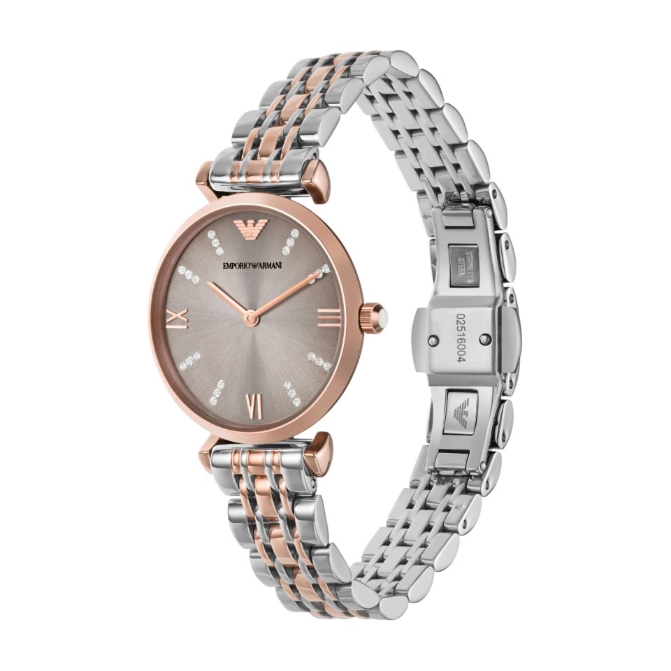 Emporio Armani AR1840 Gianni Two Tone Bracelet Watch W62175