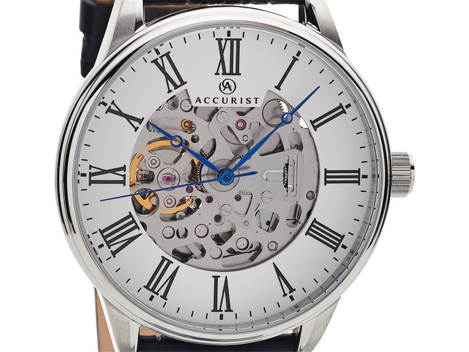 accurist skeleton watch