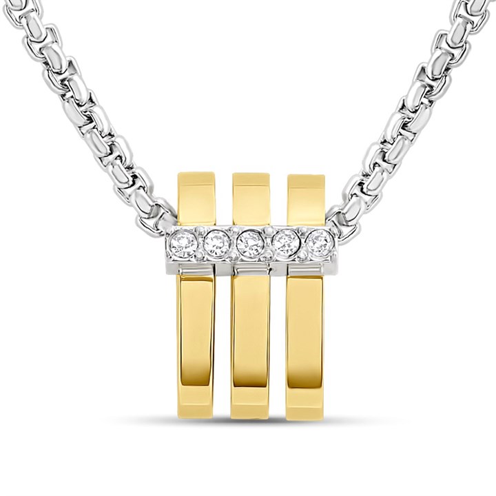 Skagen SKJ1676998 Kariana Zen Two Tone Stainless Steel Necklace - A7158