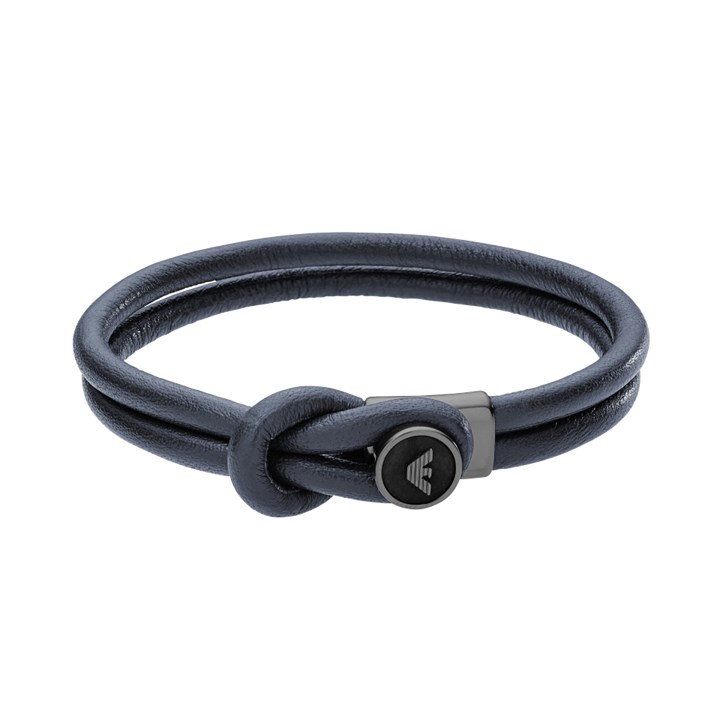 Emporio Armani EGS2214020 Blue Leather Bracelet - A9101