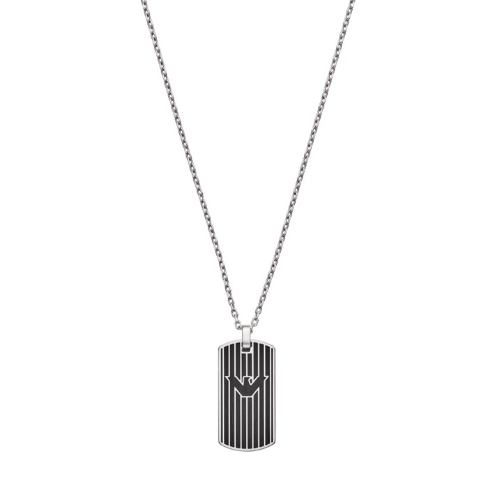 Emporio Armani EGS2724040 Stainless Steel Dog Tag Necklace - A9103
