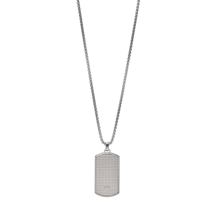 Emporio Armani EGS2986040 Stainless Steel Dog Tag Necklace - A9107