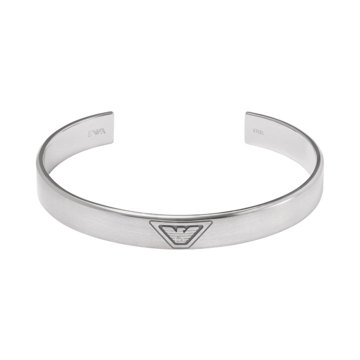Emporio Armani EGS3127040 Stainless Steel Logo Bangle - A9110