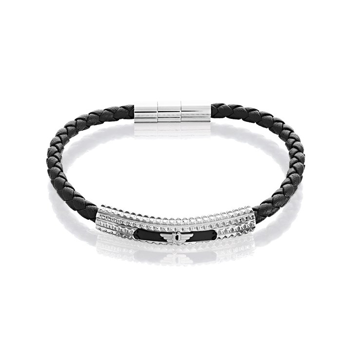 Police PEAGB0001102 Urban Texture Leather Bracelet - A98230